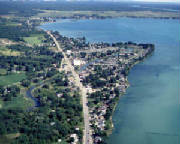Lake St. Clair showing Fair Haven   Michigan