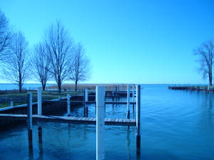 Direct access to Lake St. Clair
